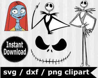 Download Jack and sally svg | Etsy