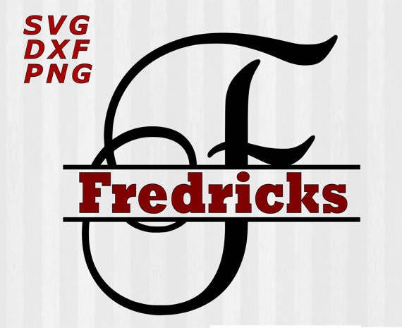 Download Split Monogram Letter F cut file monogram svg Mr and Mrs ...