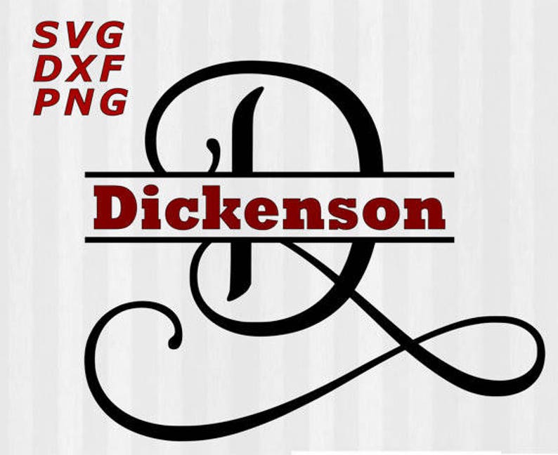 Free Letter D Monogram Svg