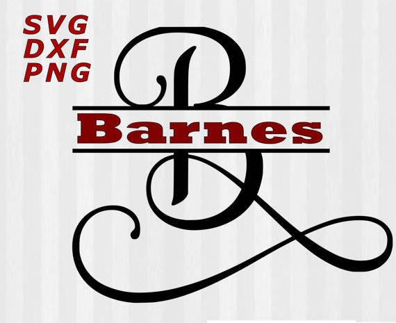 Download Split Monogram Letter B monogram svg Mr and Mrs svg cutting | Etsy