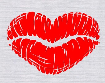 Download Kissing Lips SVG and clipart kiss lips clip art lips svg