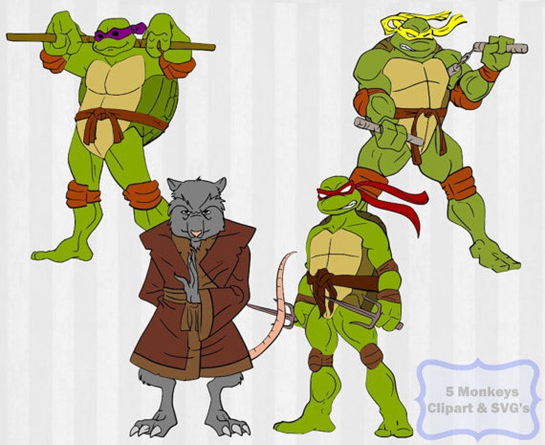 Download Free Tmnt Svg Ninja Turtle Svg Svg Files Png Files Tmnt Svg Etsy SVG Cut Files