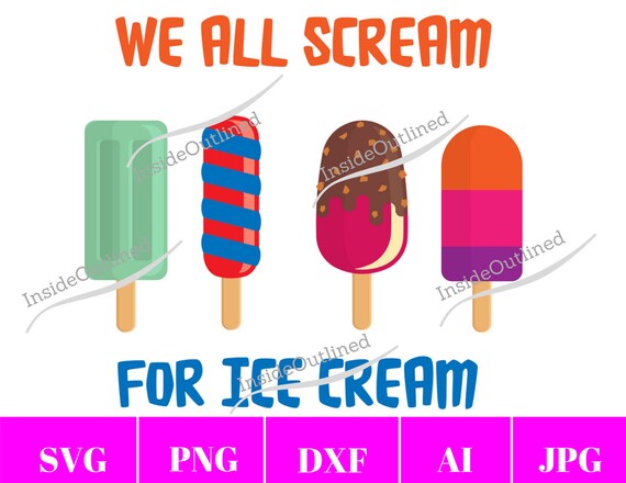 Popsicle Svg Ice Cream Svg Ice Cream Clipart Summer Svg Etsy