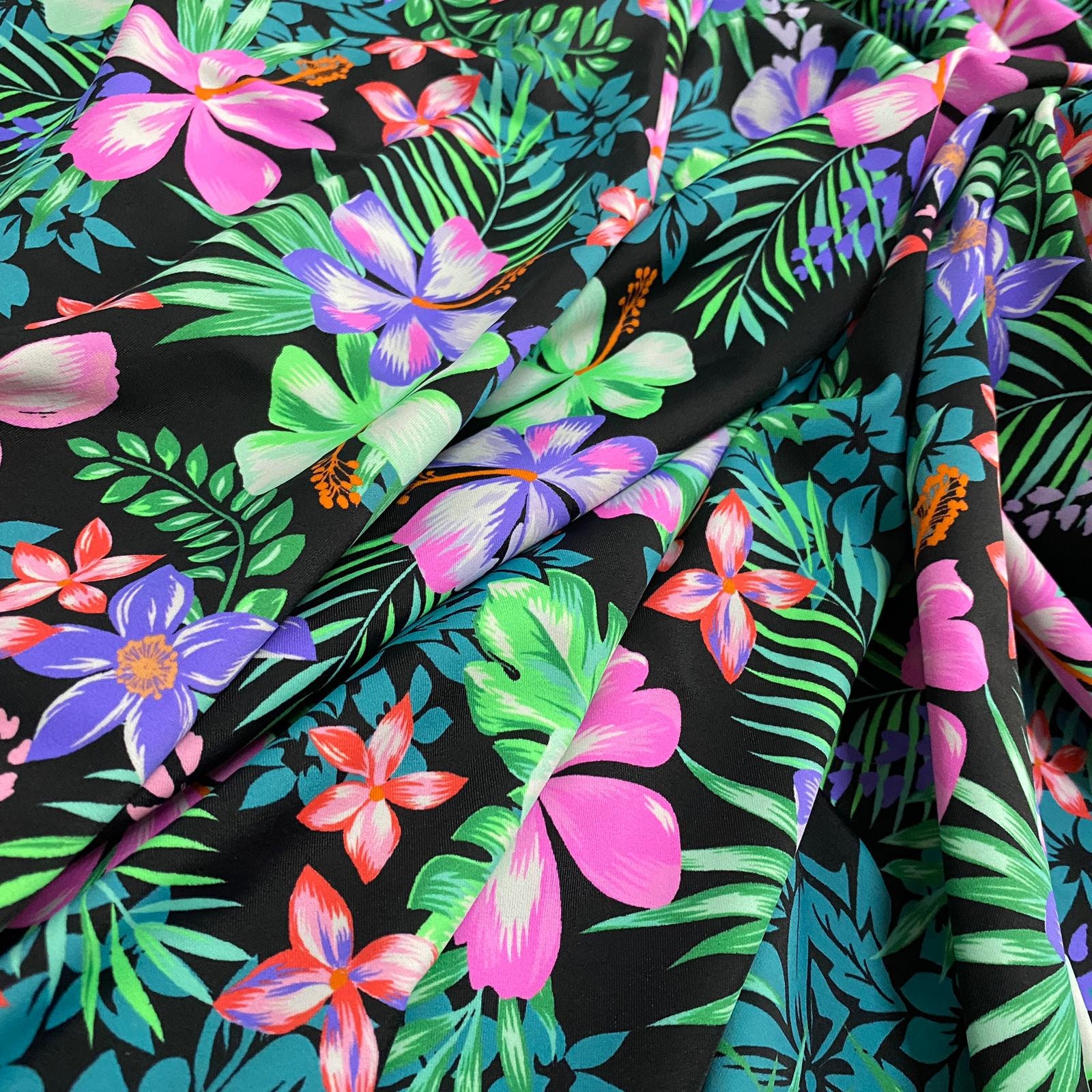 Best seller hawaii tropical Flowers Hibiscus print Nylon | Etsy