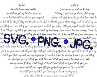 All Of Me Lyrics SVG,PNG. and JPeg