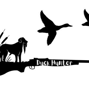 Duck Hunter Decal PNG