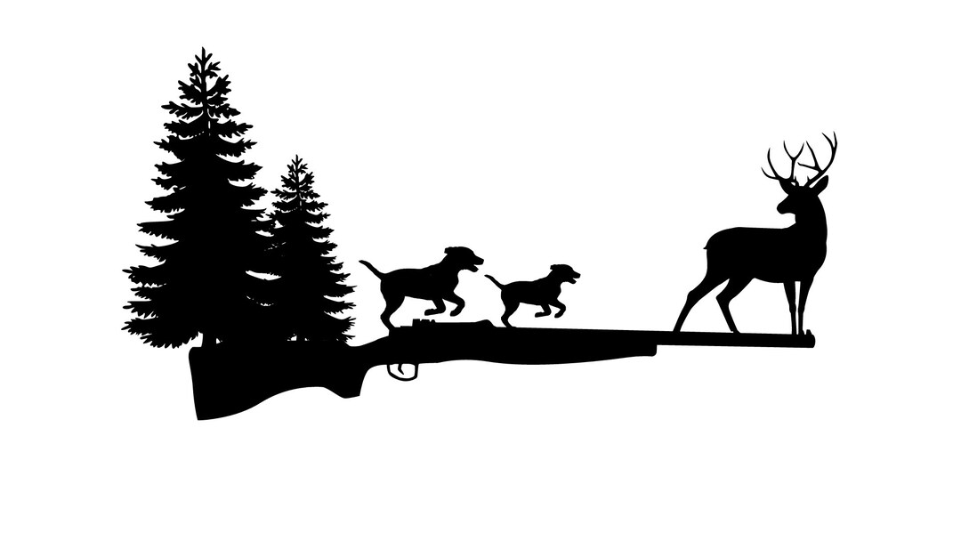 Deer Dog Hunter Etsy