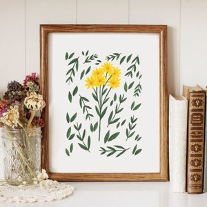 Yellow Daisies - Printable Art