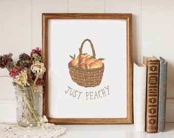 Just Peachy - Printable Art