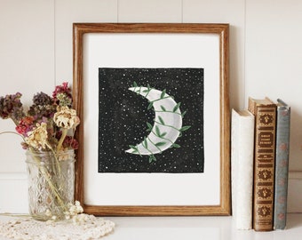 Botanical Moon - Printable Art