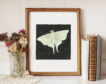 Moon Moth - Printable Art