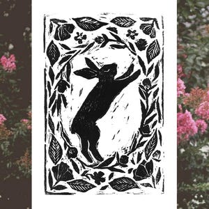 Springhaas: afdrukbare kunst