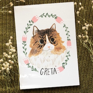 Custom Pet Portrait, Custom Pet Painting, Pet Lover Gift, Painted Pet Portrait image 4