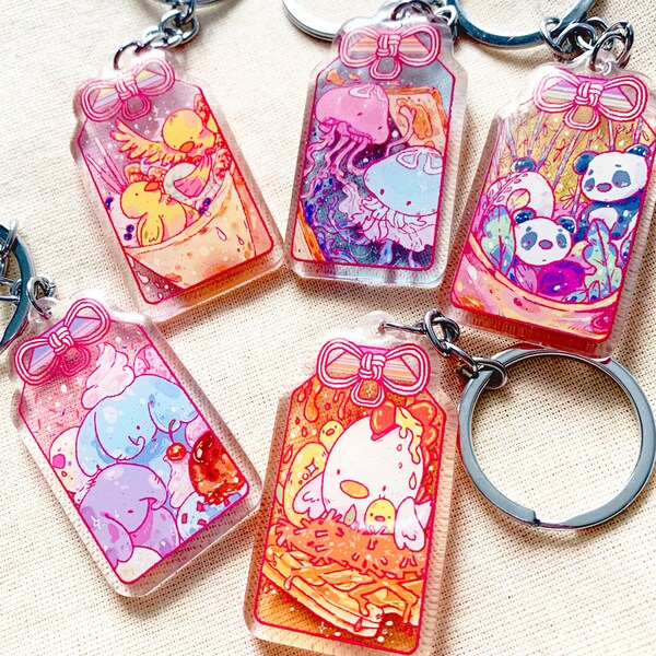 Anime Keychain - Etsy