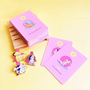 Good Puppy Tarot Deck | Pastel Tarot Cards | Tarot Reading | Fortune Telling | Oracle Deck for Astrology & Divination | Gifts
