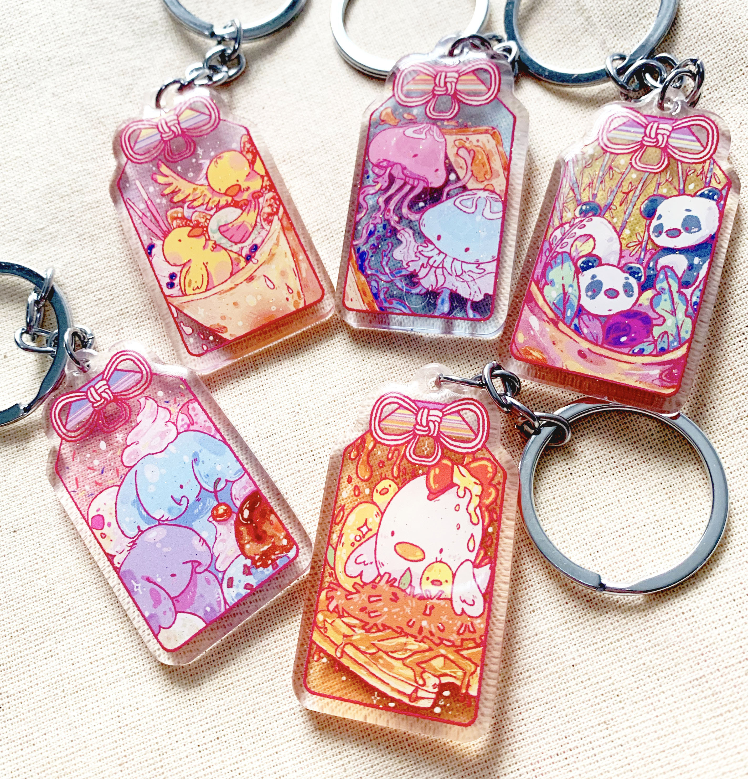 Omamori Pendant Acrylic Keychain Anime Keychain - Etsy Omamori Pendant Acrylic Keychain Anime Keychain - Etsy