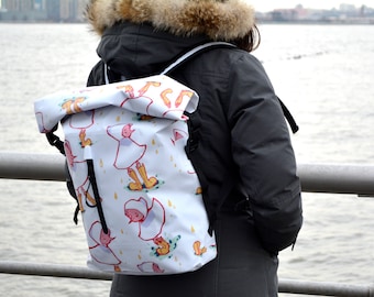 Convertible backpack | mini backpack | Vegan backpack|ita bag | roll top backpack, rucksack, laptop backpack, backpack purse,canvas backpack