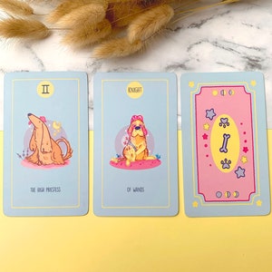 Baraja de Tarot "El Buen Perro": Cartas únicas de Tarot con temática canina: el regalo perfecto para amantes de los perros y entusiastas del Tarot. imagen 6