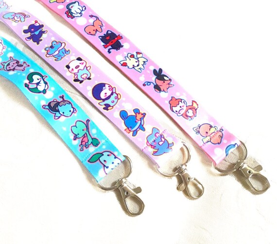 Pokemon Starters Character Lanyard Cute Baby Pokemon Lanyard Etsy