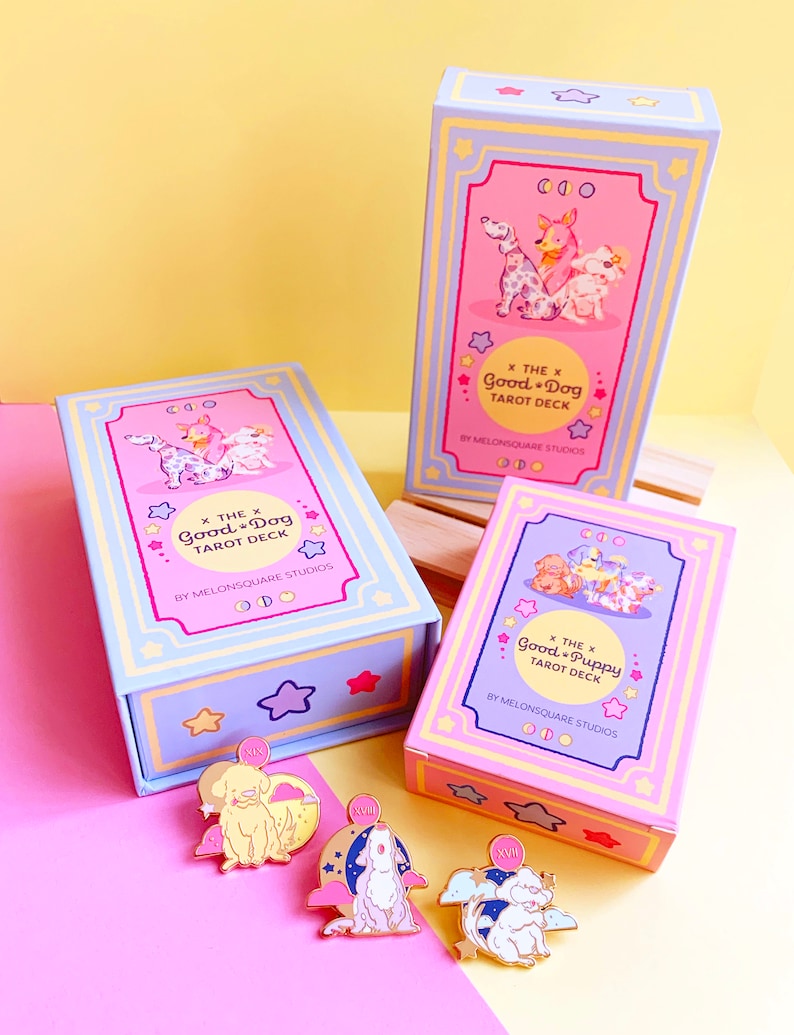 Baraja de Tarot "El Buen Perro": Cartas únicas de Tarot con temática canina: el regalo perfecto para amantes de los perros y entusiastas del Tarot. imagen 2