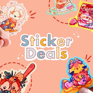 Sticker Deals - Buy More Stickers and Save | Aesthetic stickers | Kawaii Stationery | Vinyl Sticker