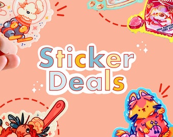 Sticker Deals - Buy More Stickers and Save | Aesthetic stickers | Kawaii Stationery | Vinyl Sticker