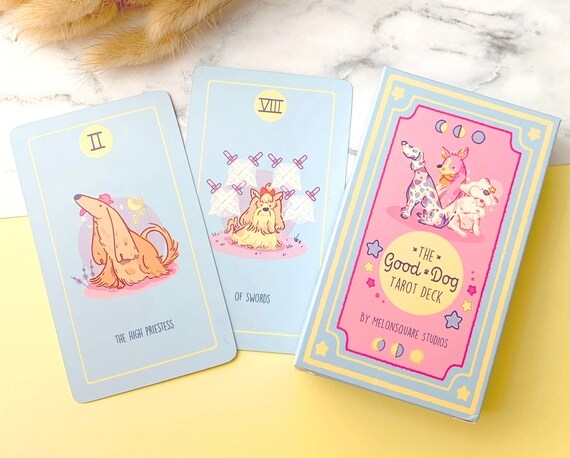 Good Dog Tarot Deck Tarot Cards Tarot Reading Pastel | Etsy