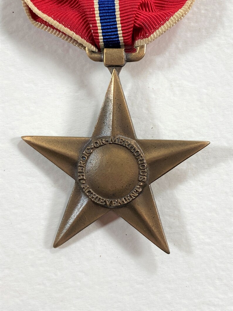 WW2 US Government Issued Army Bronze Star BSM Medal W/ Case Etsy