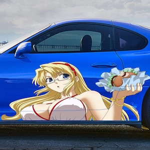 Anime Stickers for Cars, Sexy Anime Girl Car Sticker, Anime Car Vinyl Decal, Manga decal, Japanese Anime Vehicle Livery, Cast Vinyl Wrap