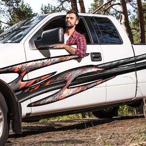 Tribal Truck Side Full Color Vinyl Decal, Tribal Truck Graphics, Tribal Car Sticker, Tribal Truck Wrap, Tribal Truck Vinyl Side Graphics