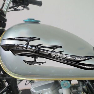 Décalcomanie Vélo 3D Tribal Chopper – Graphiques Crotch Rocket – Vinyle Couleur