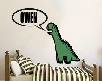 Nursery boys Dino Wall Decal,Dinosaur Wall Decals, Boys Room Wall Stickers, GD407