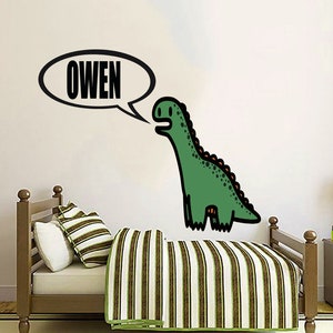 Nursery boys Dino Wall Decal,Dinosaur Wall Decals, Boys Room Wall Stickers, GD407
