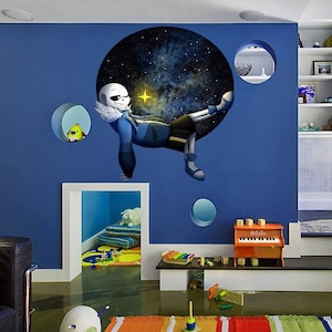 Hohe Alien Vinyl Wand Kunst Aufkleber Moderne Coole Dekor für Haus Schlafzimmer Spielzimmer Wand Tür Unisex Trendy Weltraum Wohnzimmer Dekor k-902