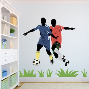Football Wall Sticker- Decal Stickers and Mural for Kids Boys Girls Room and Bedroom. Sport Wall Art for Home Decor and Decoration-GD653