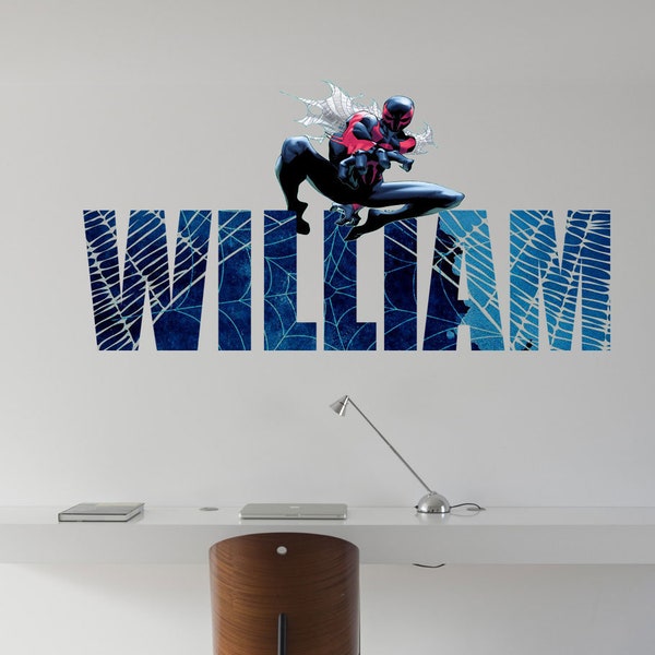 Superhero Wall Decal Etsy