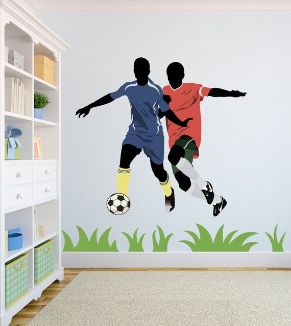 Football Wall Sticker Decal Stickers and Mural for Kids Boys Girls