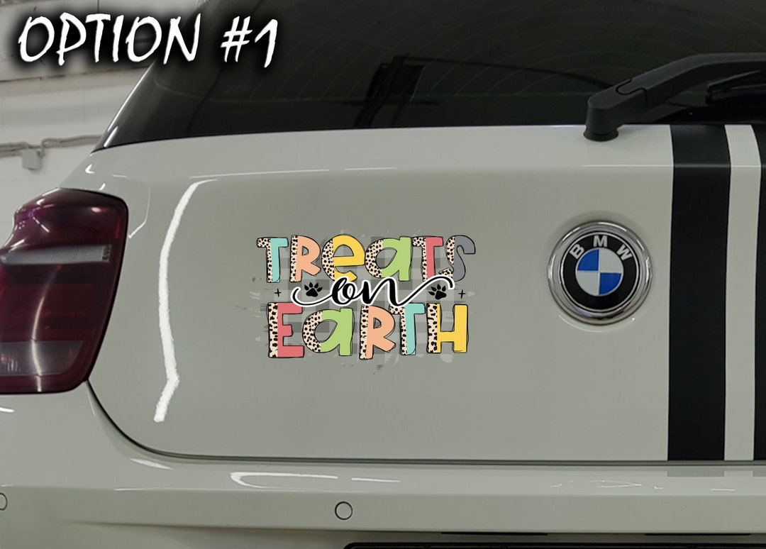 Christmas Car Decal Bumper Holiday Car Decor Holiday Car Etsy