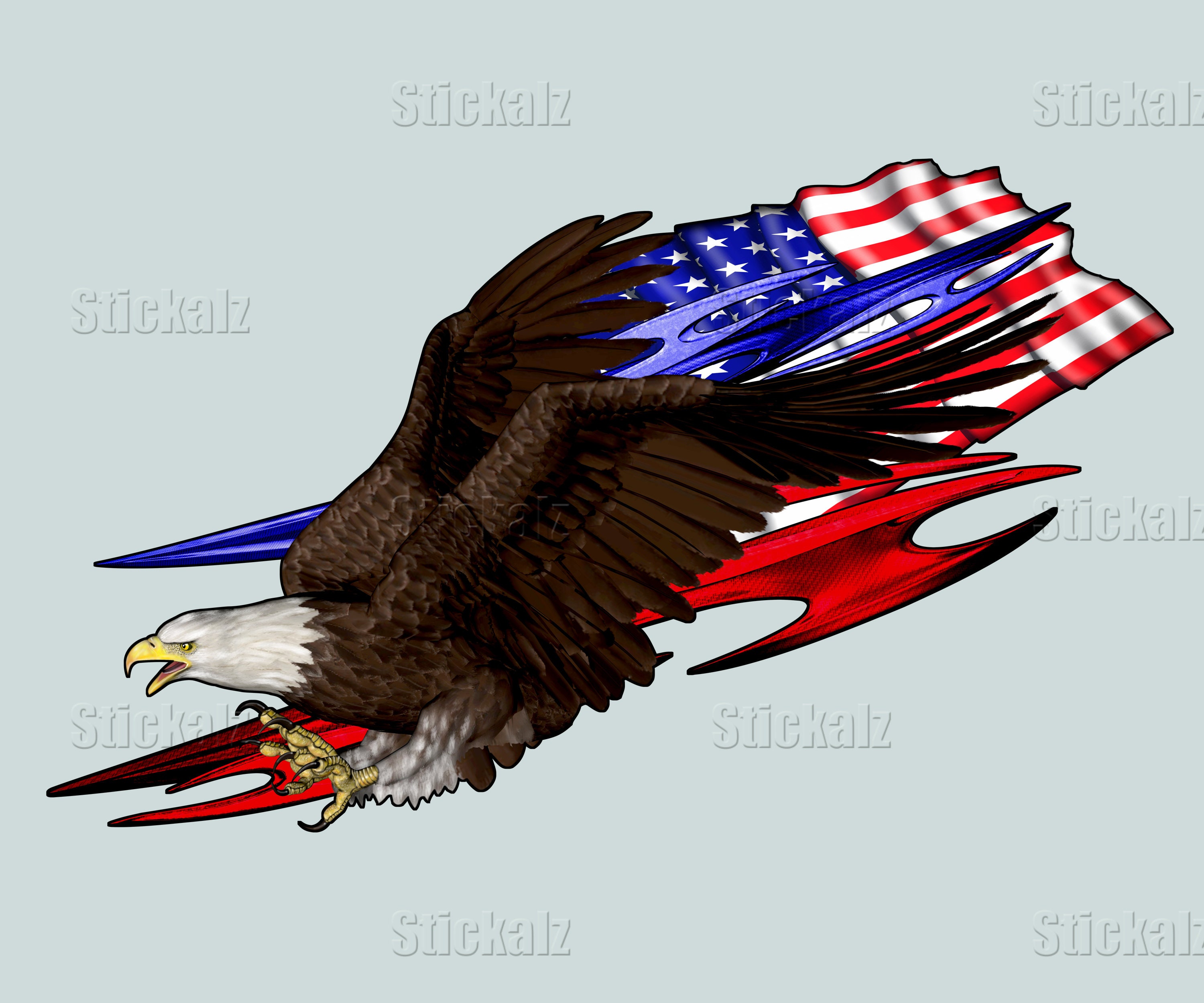 American Flag Decal Full Color Car Side Graphics Vinyl Sticker - Etsy