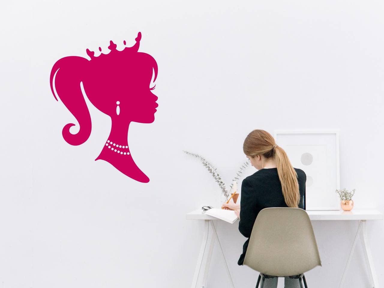 Barbie decals for walls sale