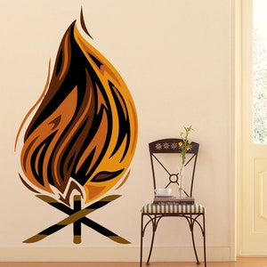 Papelão decorativo fogueira peça central fogo artificial chama falsa papel festa chama decorativa Torch-GD680