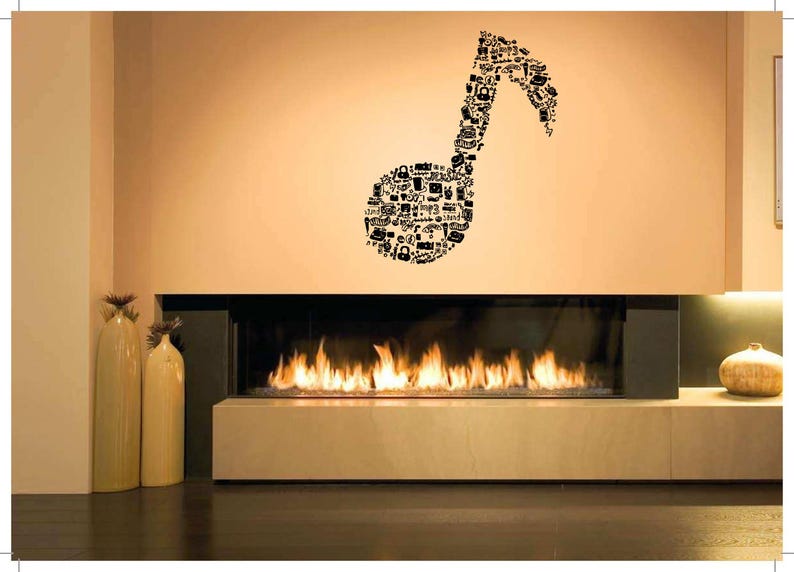 Music Musique Notes Keys Life Playing Keyboard Instrument Etsy