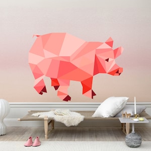 Graphics Pig Floyd Vinyl Waterproof Sticker Decal Car Laptop Wall Window Bumper,modern wall art, Multi Color GD252