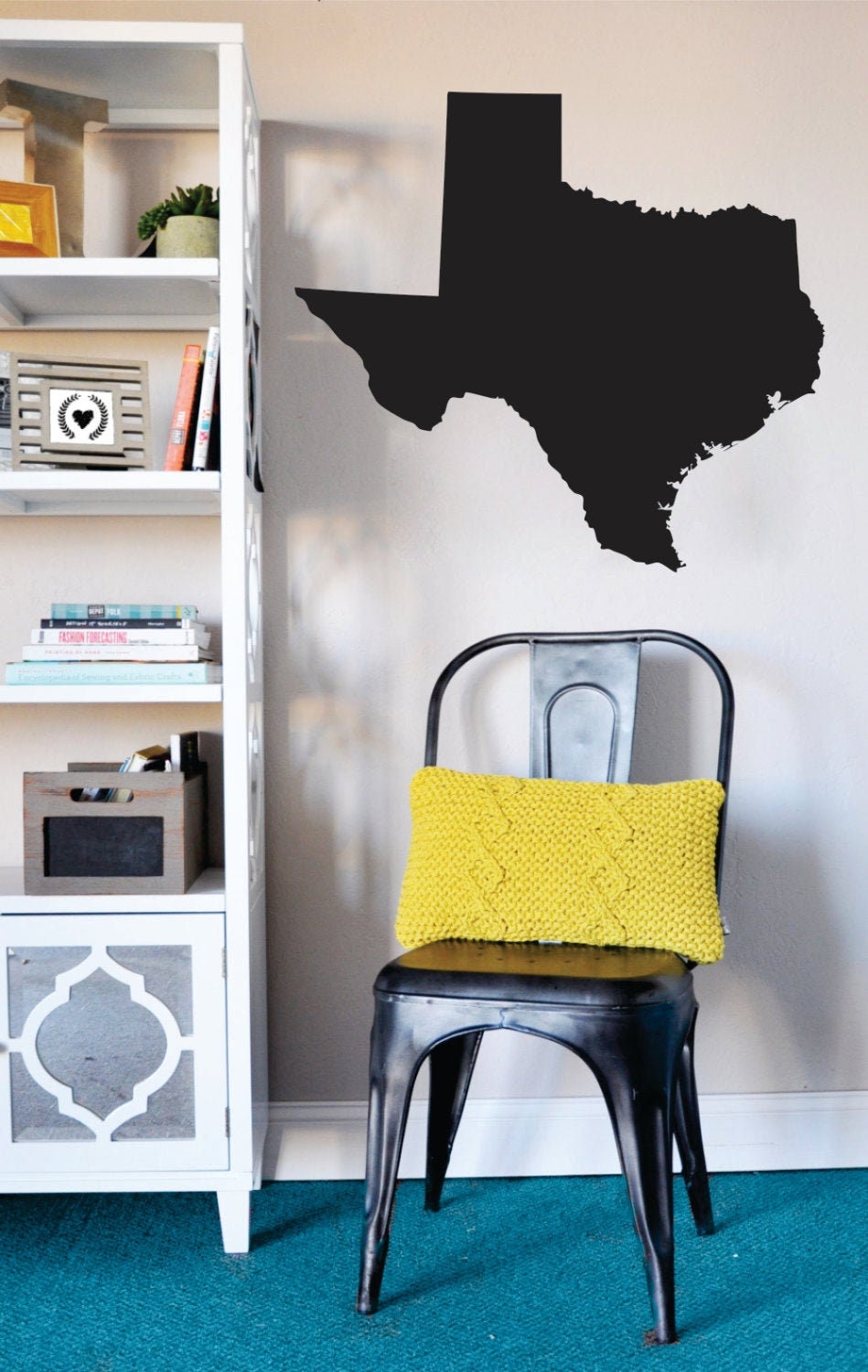 Texas State Map Stencil New Vinyl Decal Sticker Decor | Etsy