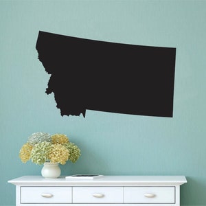 Montana State Vinyl Decal Sticker Wall Waterproof wall Decal Magnetic Bumper Sticker, Montana Home Vinyl Decal Sticker
