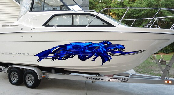 3D Sword Ripped Metal Vinyl Wrap ,boat Stickers, Watercraft Decals, Tribal  Yacht Decor, Ranger Boat Decals and Stickers -  Canada