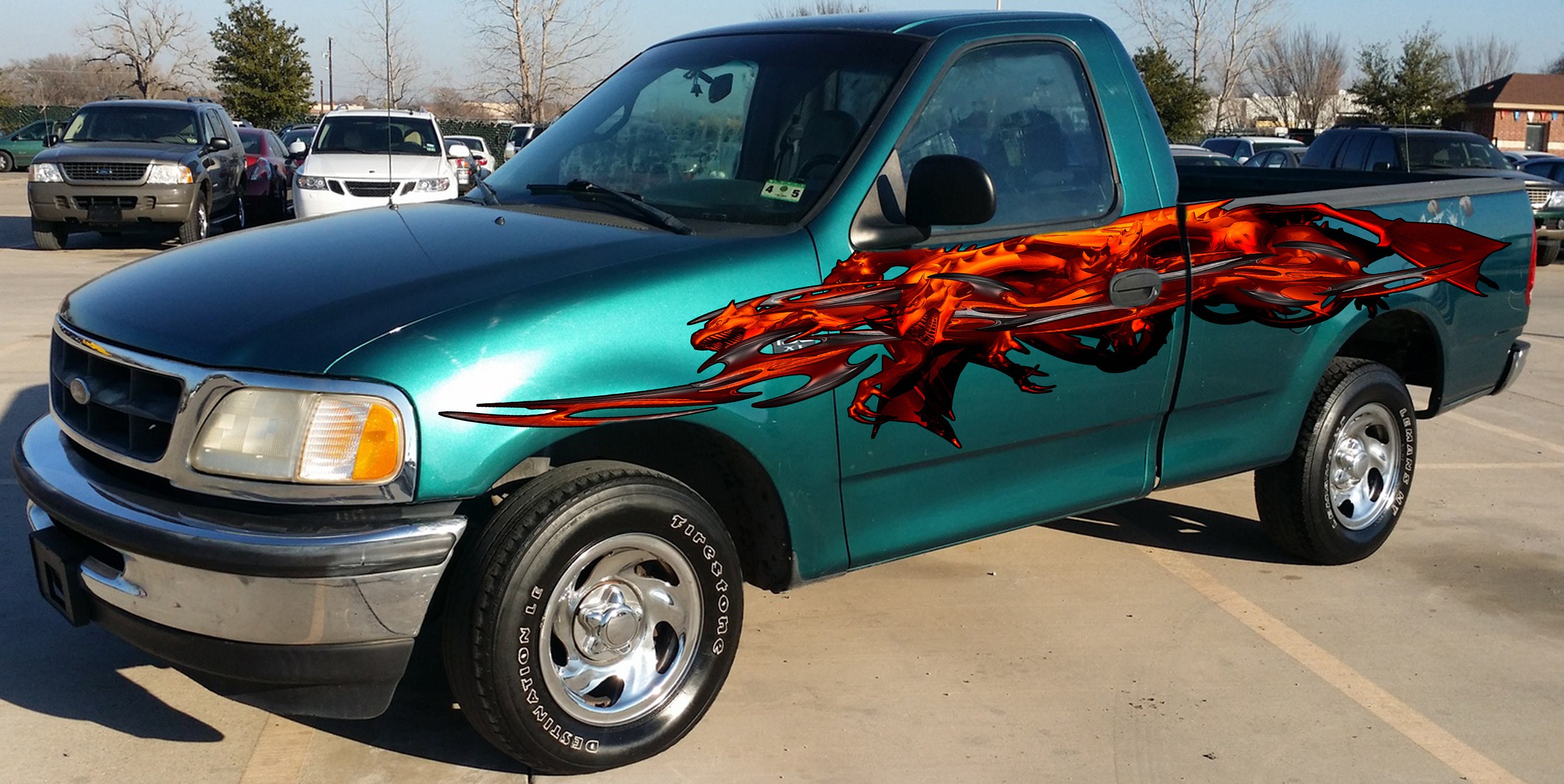 Lizard Tribal Animal Reptile Car Truck Window Laptop Vinyl Decal Sticker