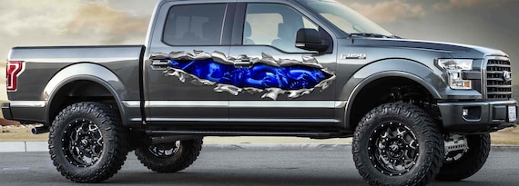 Full Color Car Side Graphics Dragons Car Side Racing Stripes - Etsy