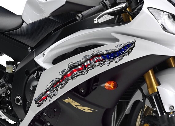 ALUMINUM American Flag Stick-On Emblem Car Truck Decal Badge - Foto 5