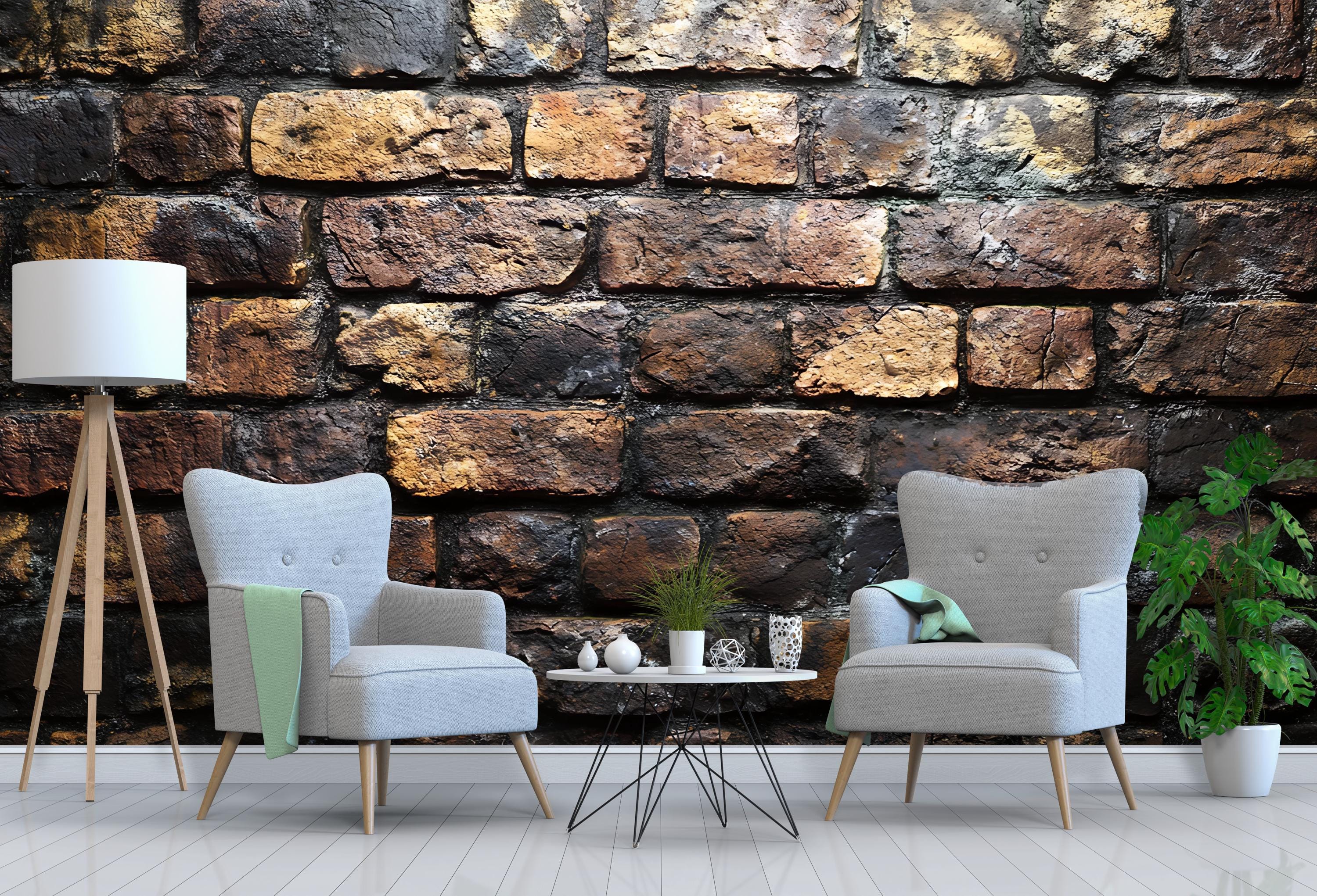 3D Bausteine Wandtattoo 67x52 Cm - Wasserdichtes Vinyl Dekor